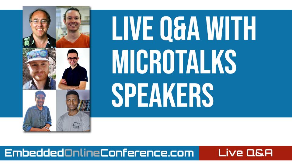 Live Q&A with MicroTalks Speakers