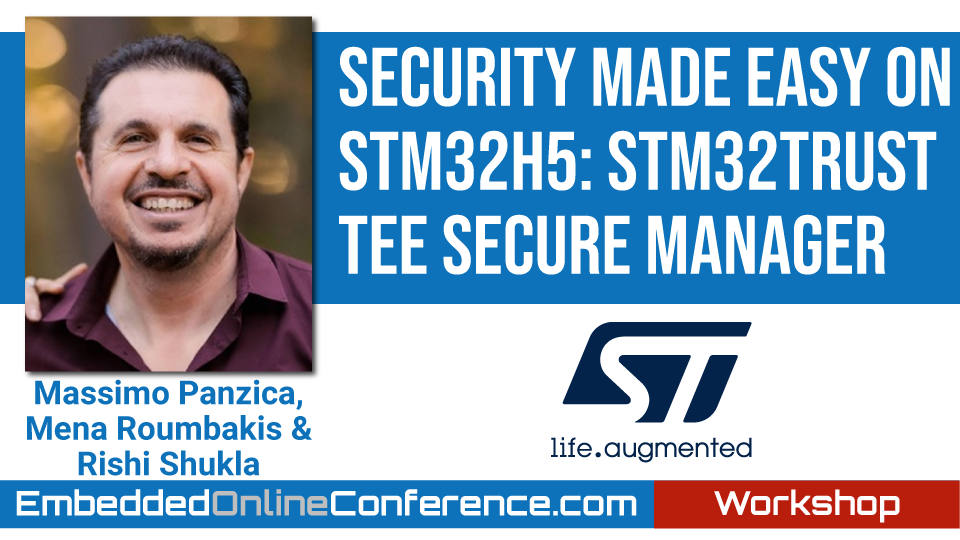 Security made easy on STM32H5: STM32Trust TEE Secure Manager